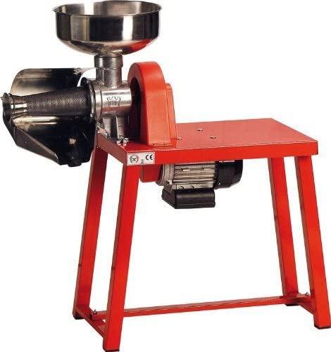 Passapomodoro spremipomodoro elettrico TS inox a cinghia e tavolo Palumbo