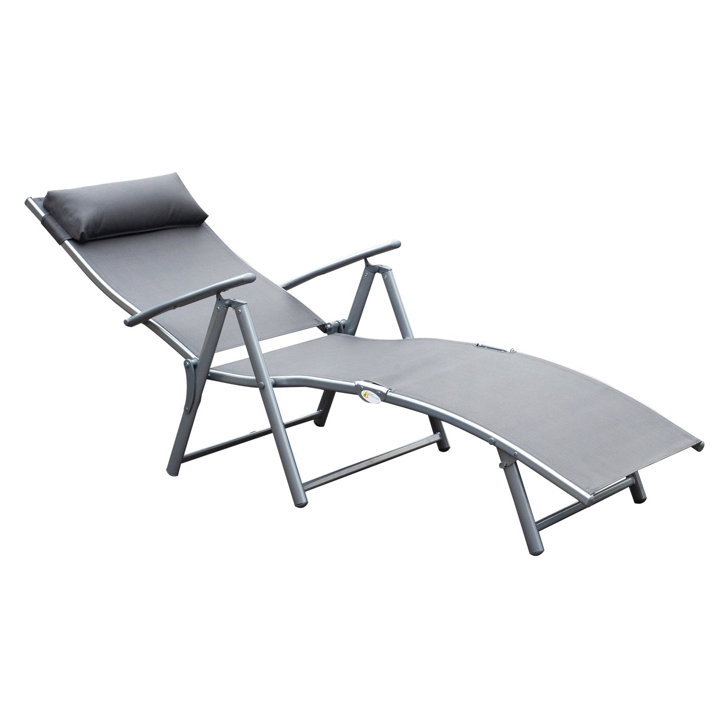 Lettino sdraio da spiaggia reclinabile regolabile richiudibile prendisole Charme