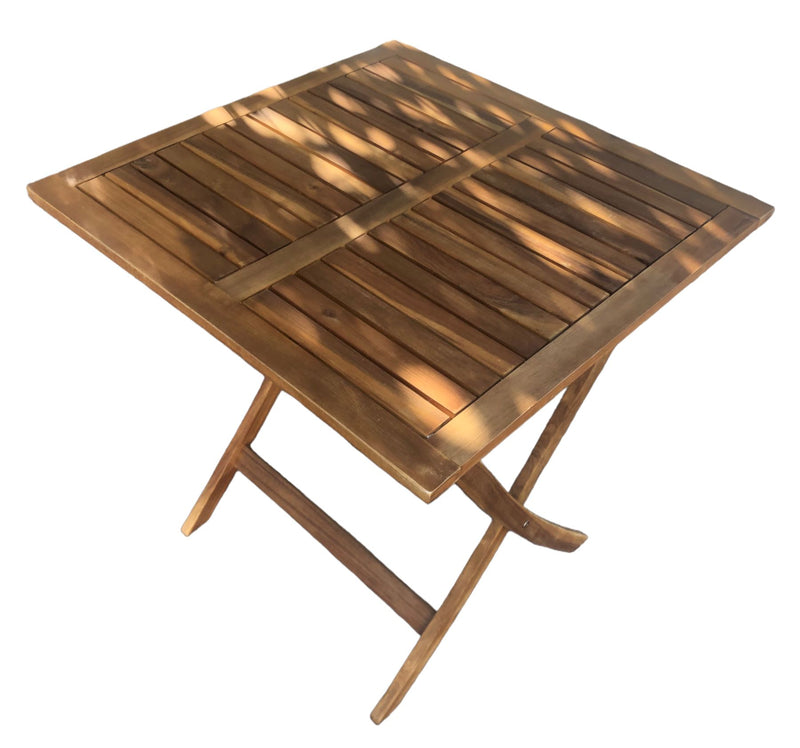 Tavolo quadrato 70x70 cm pieghevole in legno Impression Pattaya