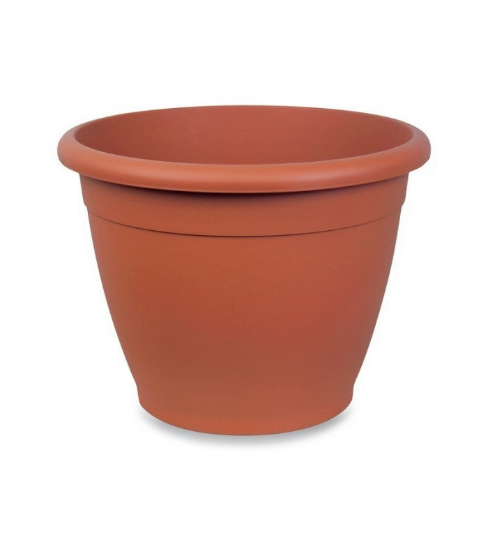 Vaso in plastica colore terrcotta Tivoli