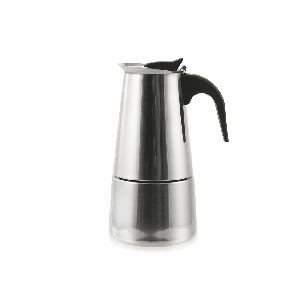 Caffettiera moka caffè in acciaio anche per induzione Italiana SìChef - 2  Tazze