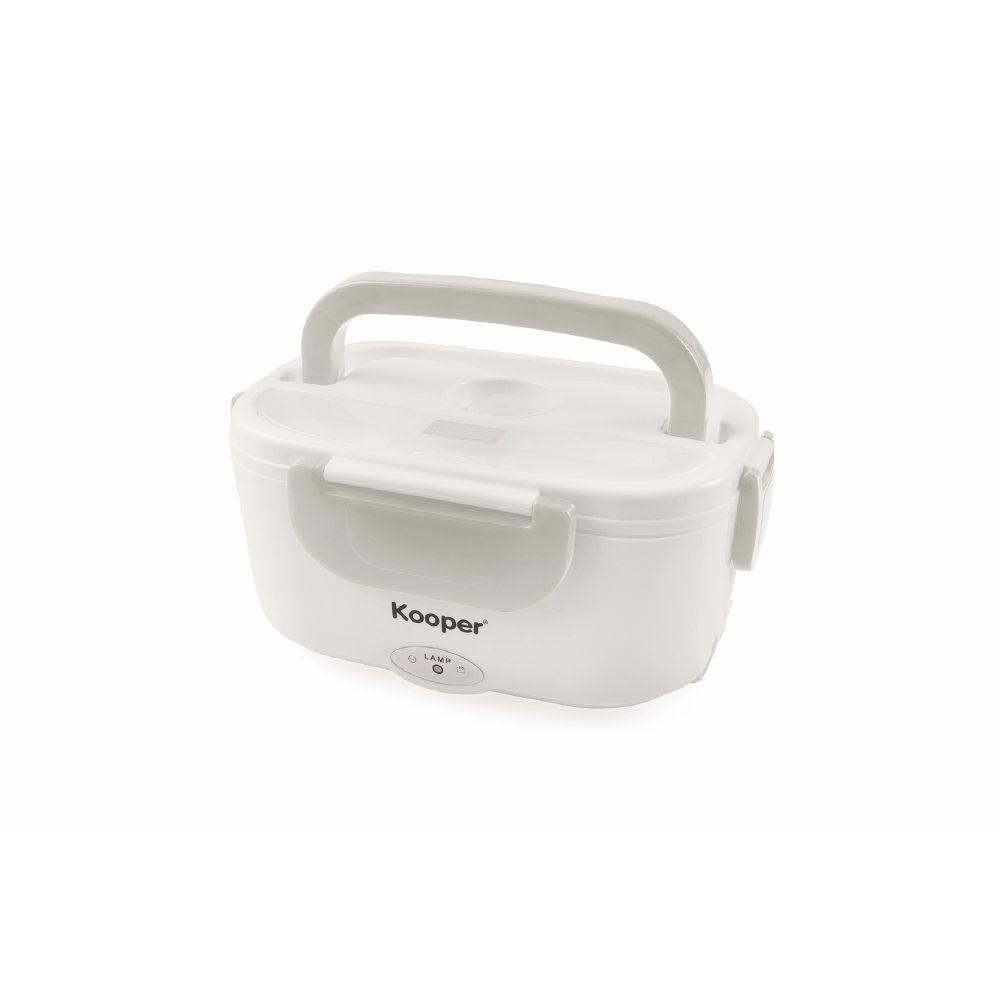 Scaldavivande elettrico, doppio scomparto,coperchio con chiusura a scatto 40W, Lunch Box