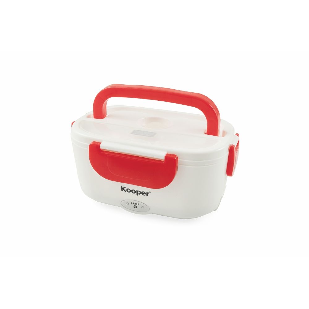 Scaldavivande elettrico, doppio scomparto,coperchio con chiusura a scatto 40W, Lunch Box