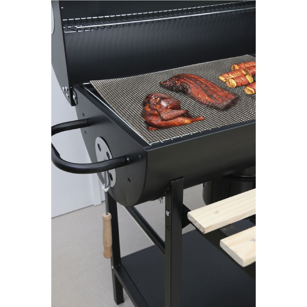 Set 2 tappetini per barbecue 33x42 cm in fibra divetro, Easygrill BestBQ