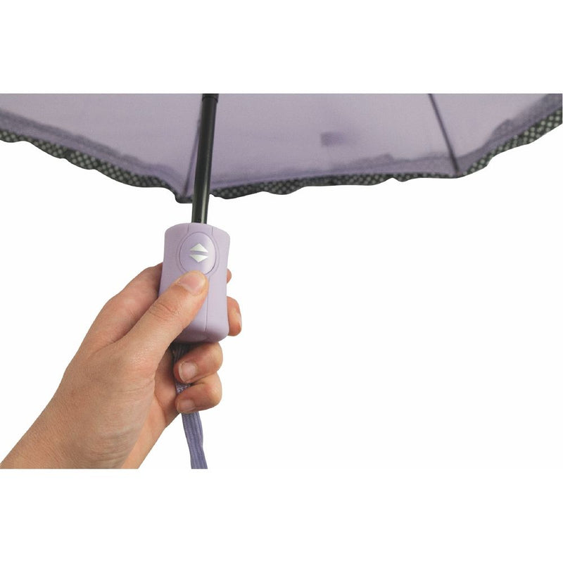 Mini ombrello donna apri e chiudi in pongee 190T