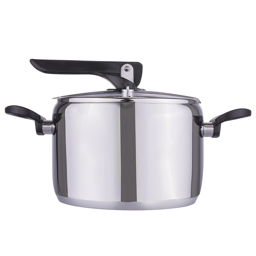 Carlotta Pentola a pressione 7 L in acciaio inox, Ø 22 cm SìChef