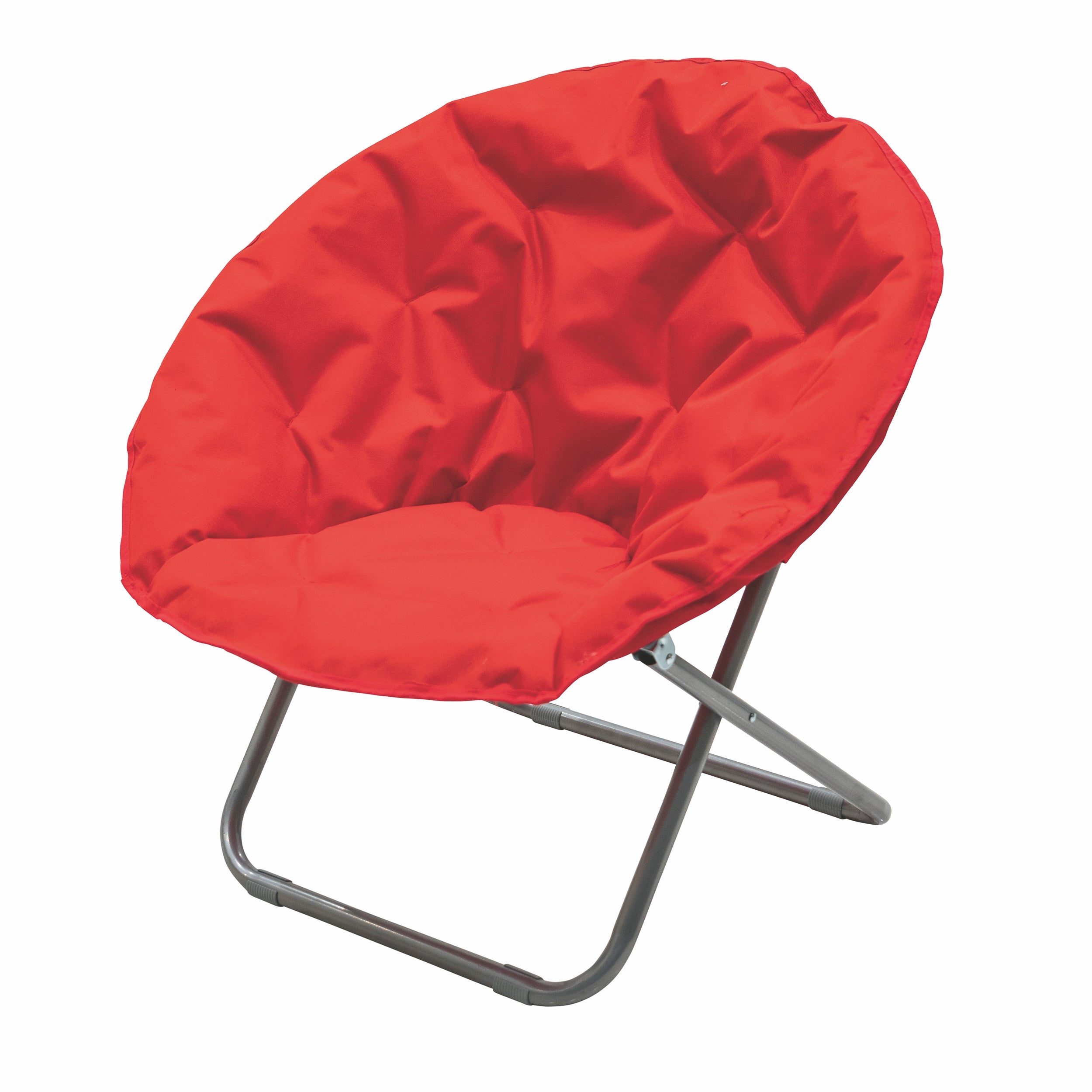 Moon chair struttura in metallo  pieghevole e salvaspazio 80x80