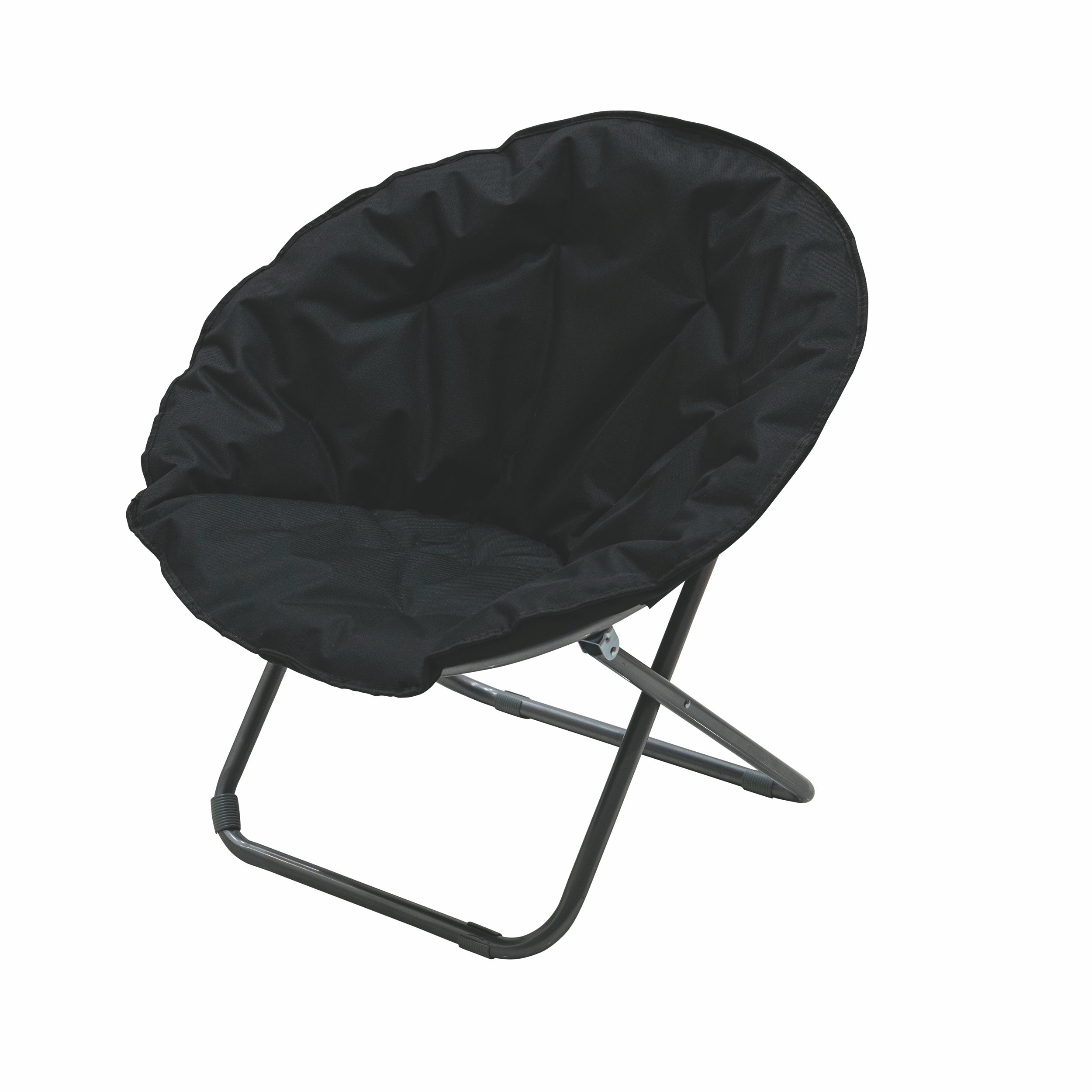 Moon chair struttura in metallo  pieghevole e salvaspazio 80x80