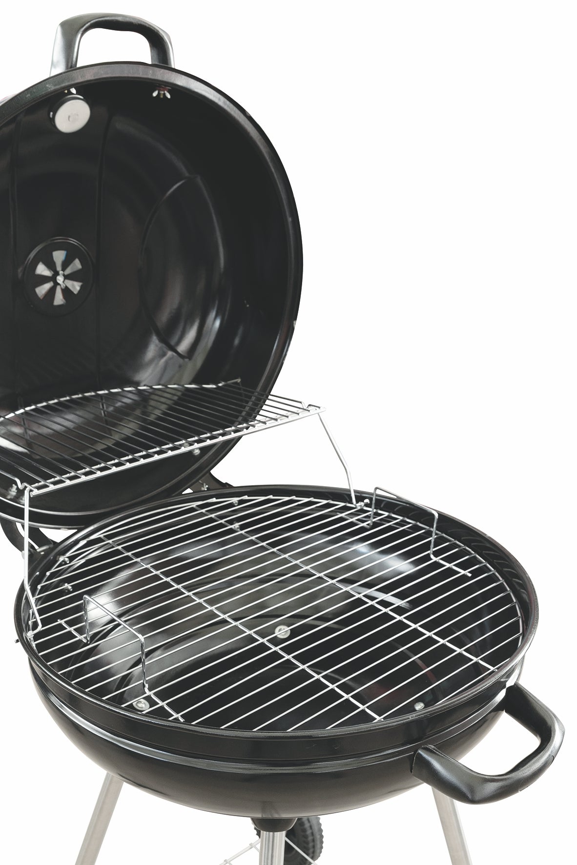 Barbecue BestBQ tondo con coperchio e termostato  scalda pietanz