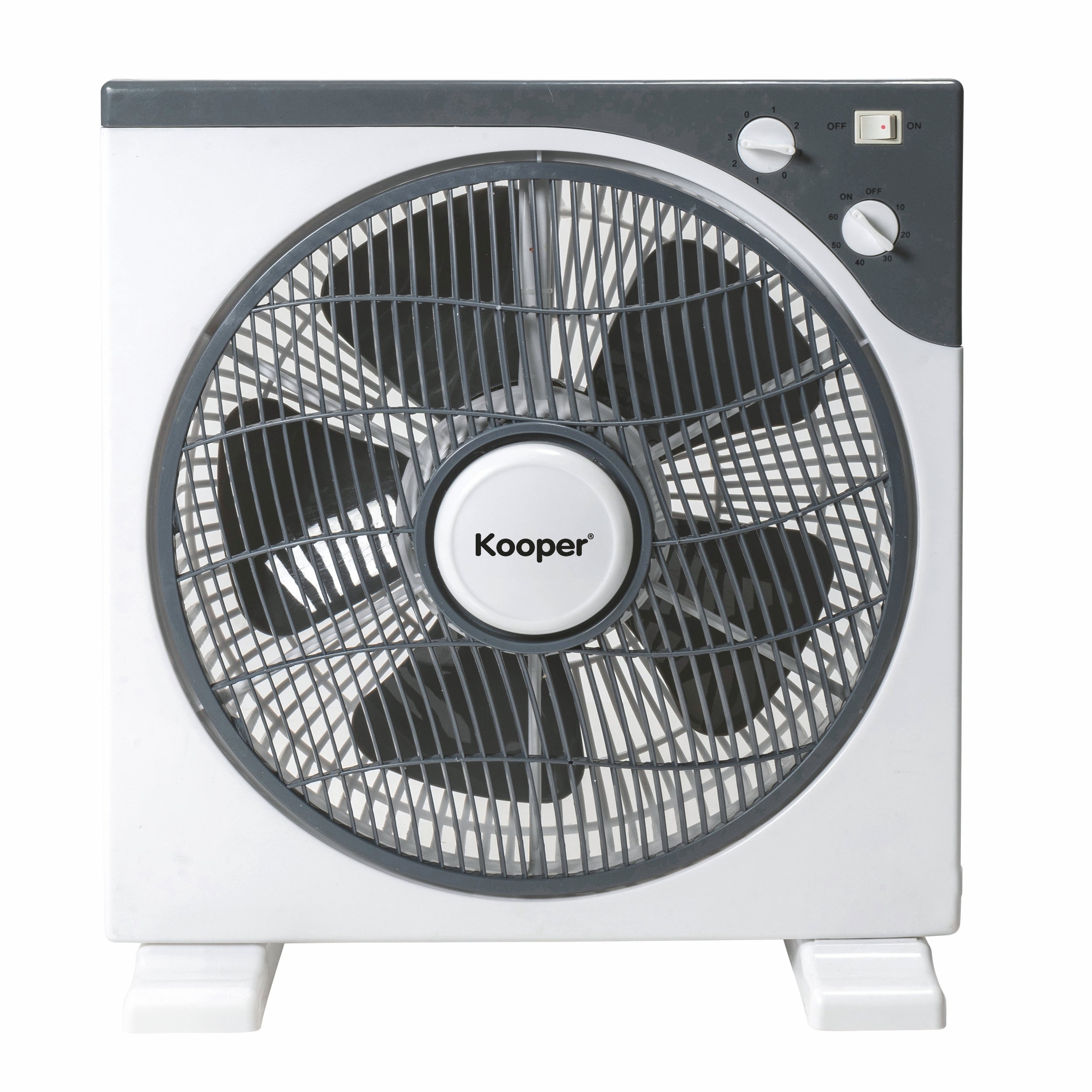 Ventilatore box da tavolo con timer 60 minuti  3 velocità 45W  A