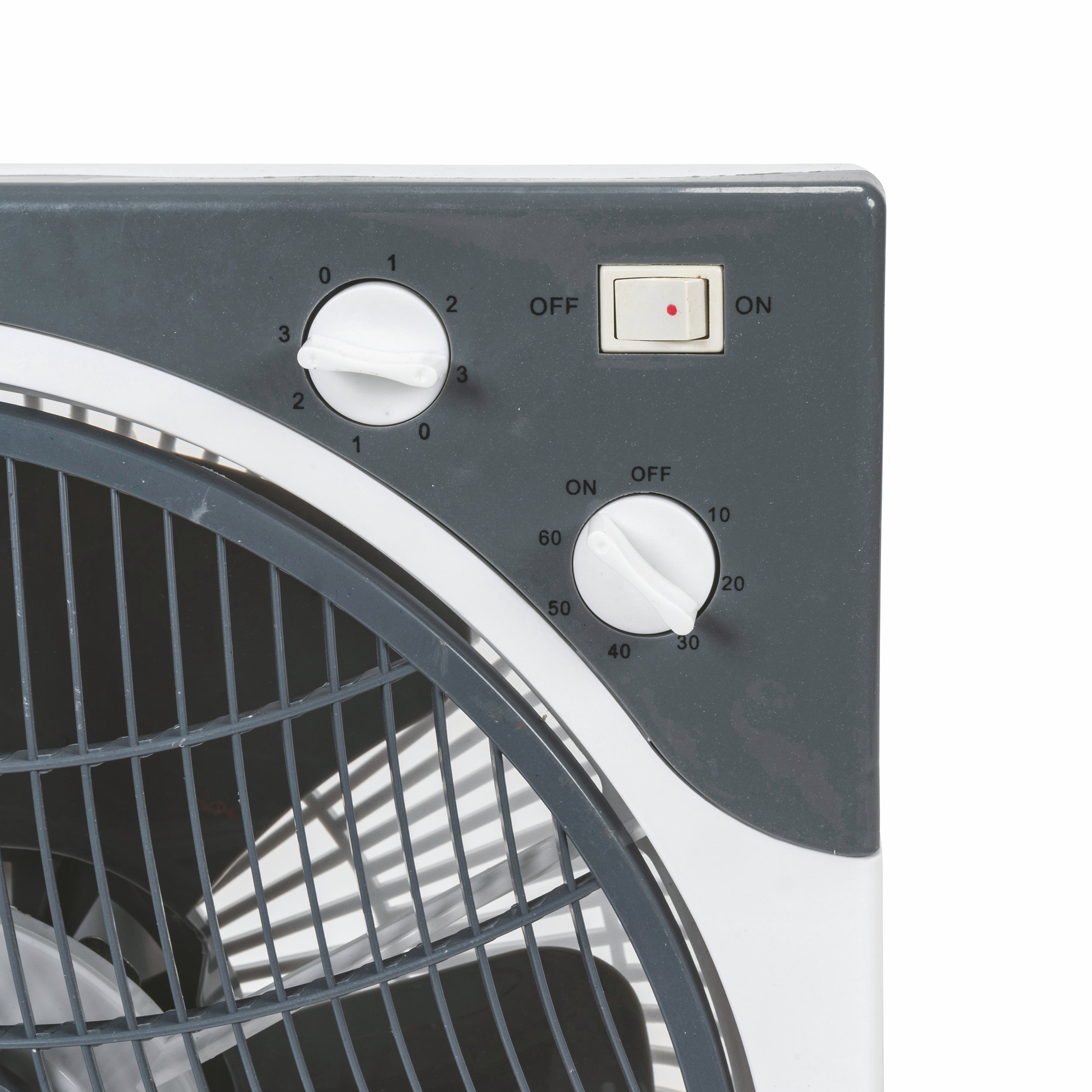 Ventilatore box da tavolo con timer 60 minuti  3 velocità 45W  A