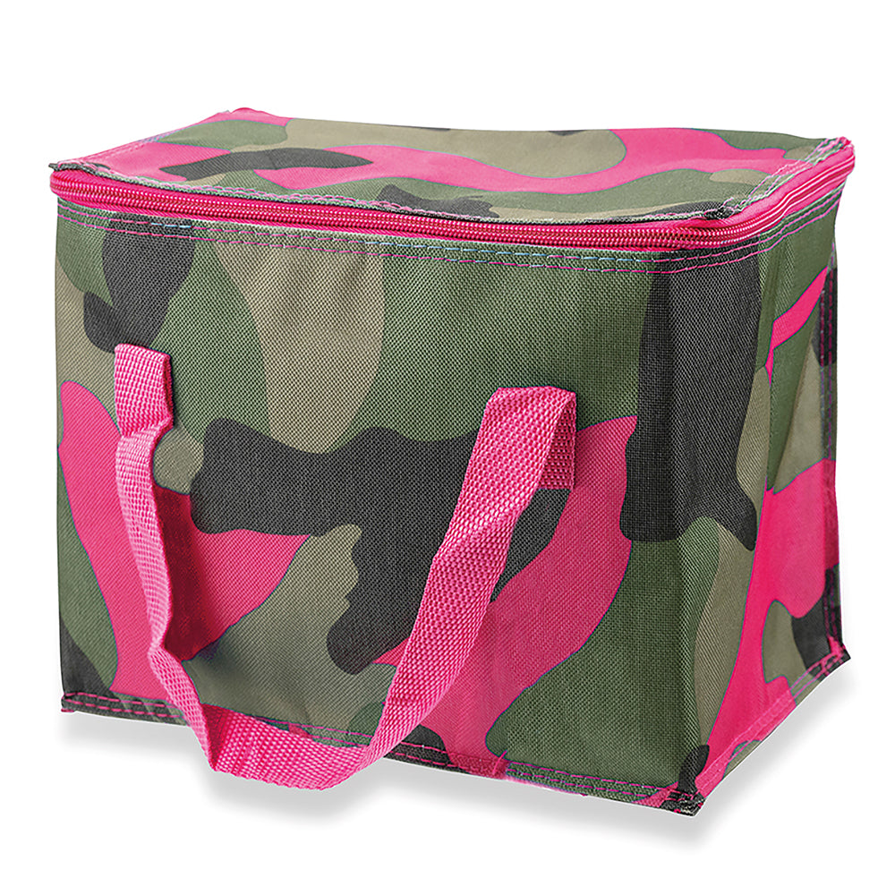 Borsa termica in tessuto impermeabile con decoro mimetico camouflage 20 litri