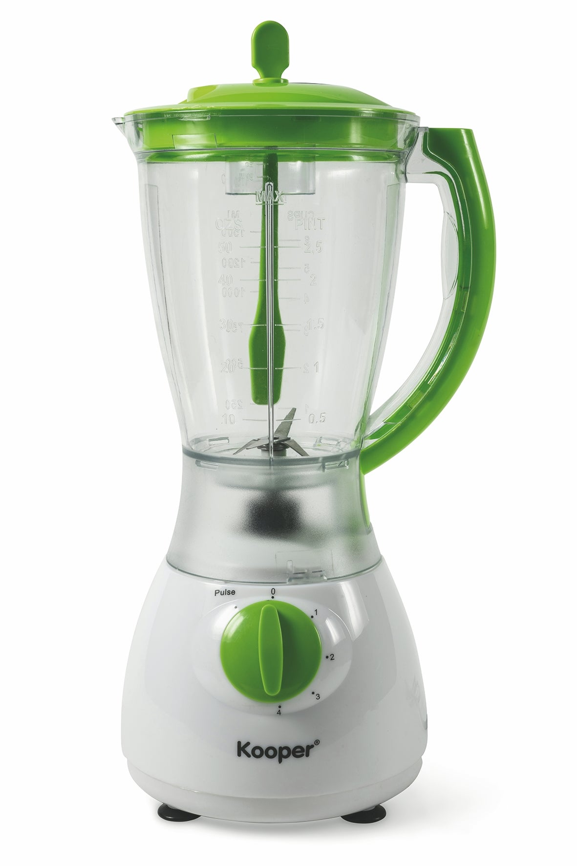 Frullatore elettrico 1,8l, lame in acciaio inox, 4 velocità 350W, Tropical