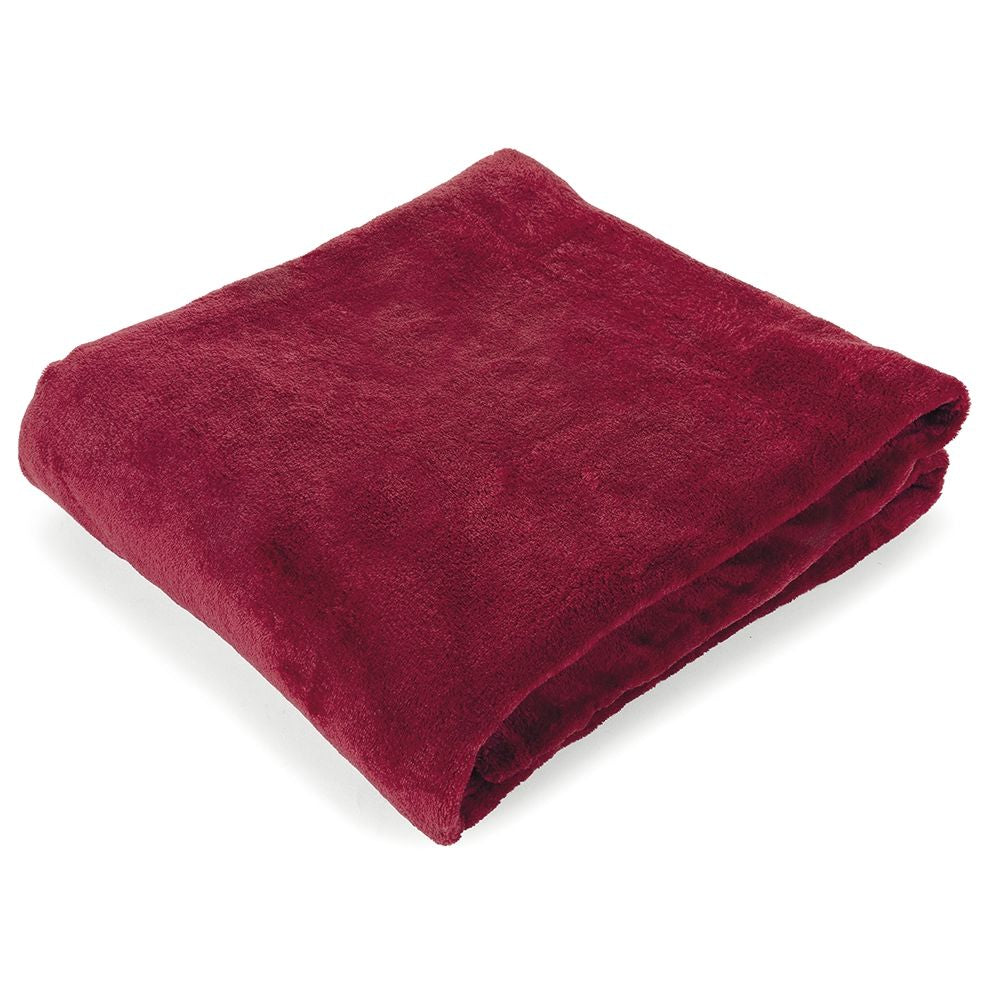 Coperta multiuso 150x200 cm in tessuto flannel fleece caldo e traspirante Sibilla