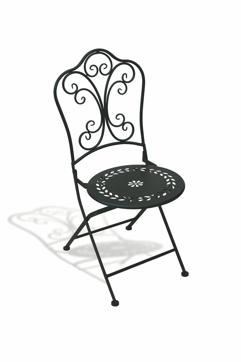 Provence Set tavolo e 2 sedie in ferro battuto