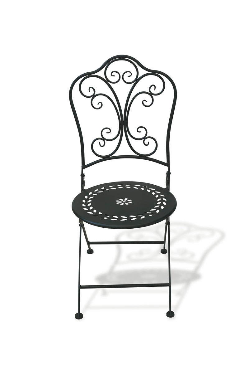 Provence Set tavolo e 2 sedie in ferro battuto