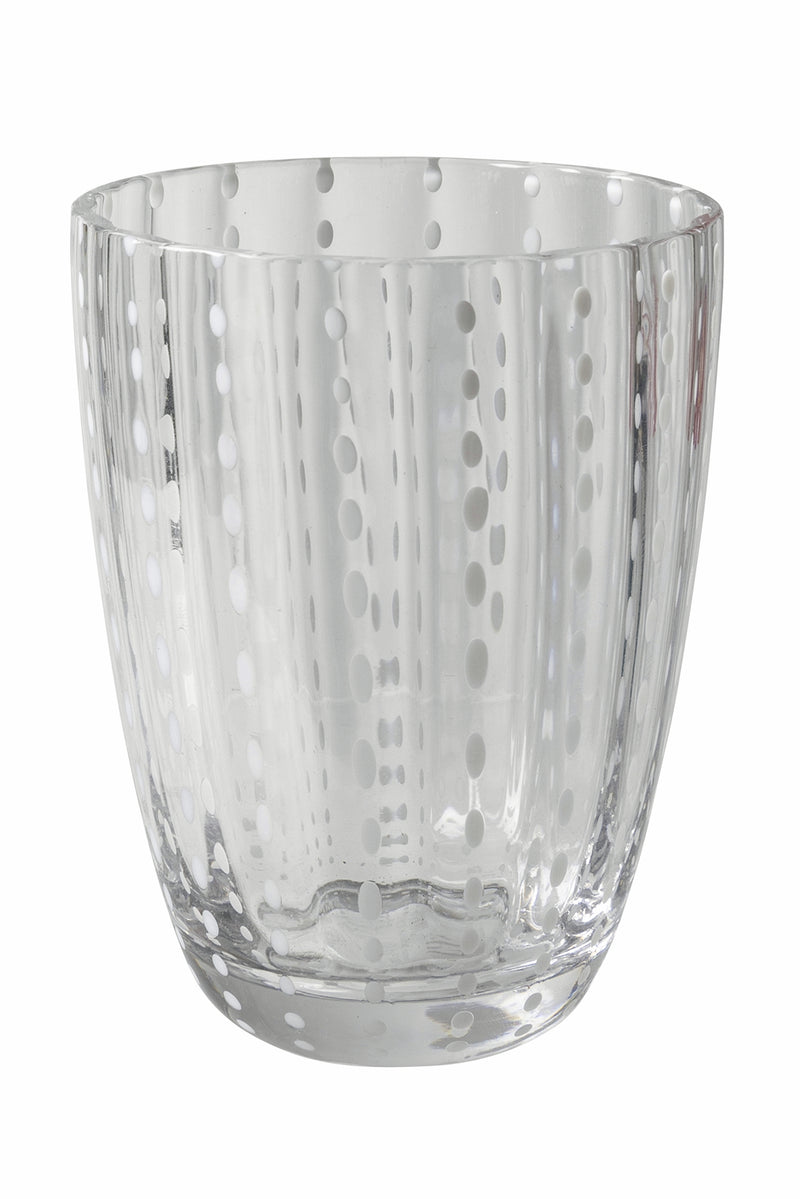 Bicchieri in vetro colorati set 6 bicchieri acqua e drink 300 ml Kalahari
