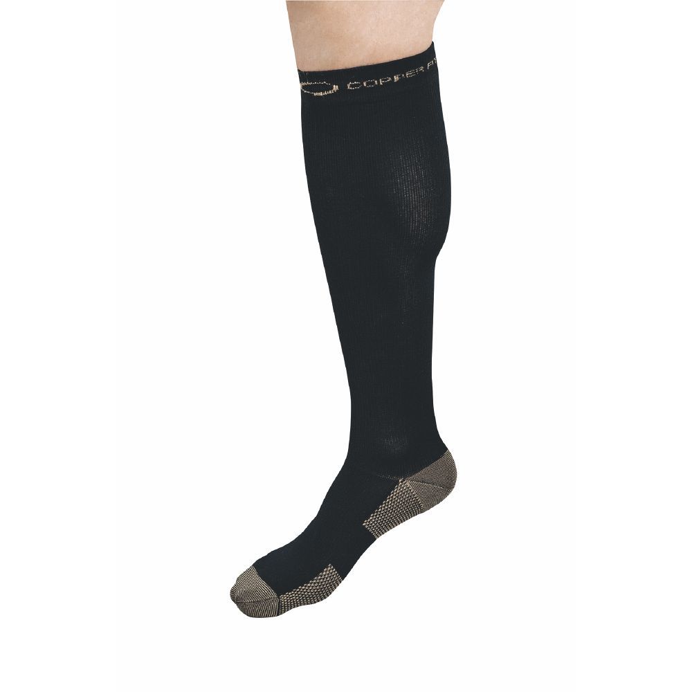 Set 2 calze a compressione graduata in nylon, spandex e gomma