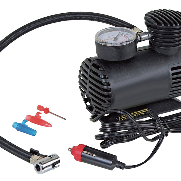 Compressore portatile mini per auto con alimentazione 12V accendisigar