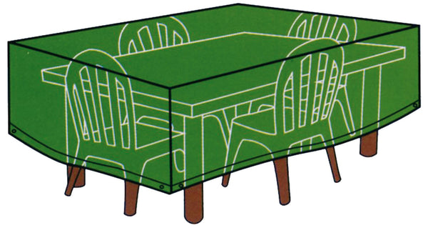 Telo Cover protettiva 173x215xH90 cm per tavoli rettangolari con sedie