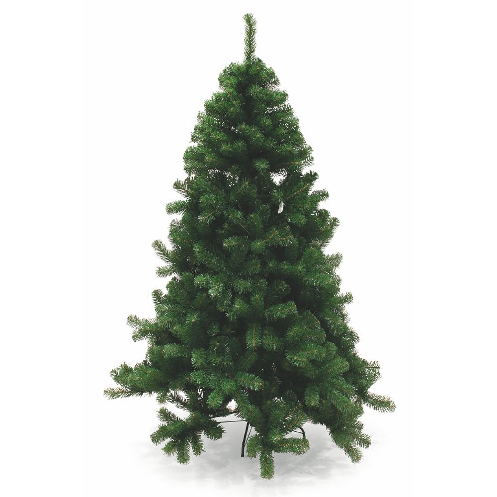 Albero di natale abete verde piccolo con struttura ad incastro da terra e base a croce Tirol Superior