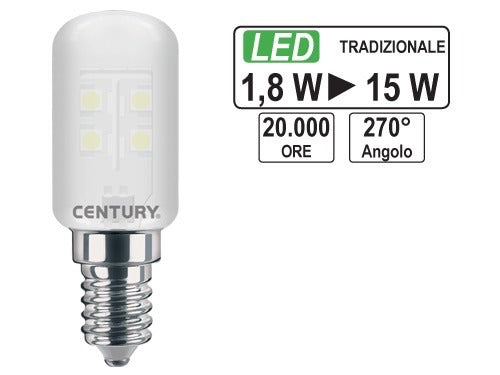 Lampadina a LED per frigorifero 1,8W Century