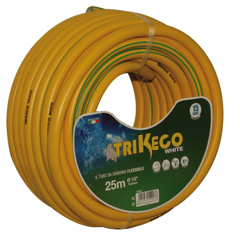 Tubo magliato antialga per irrigazione Trikeco White