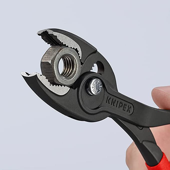 Pinza regolabile con manico antiscivolo e presa frontale e laterale professionale Twingrip8201 KNIPEX