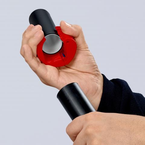 Tagliatubi in plastica robusta e rinforzata Knipex BIX 902210BK