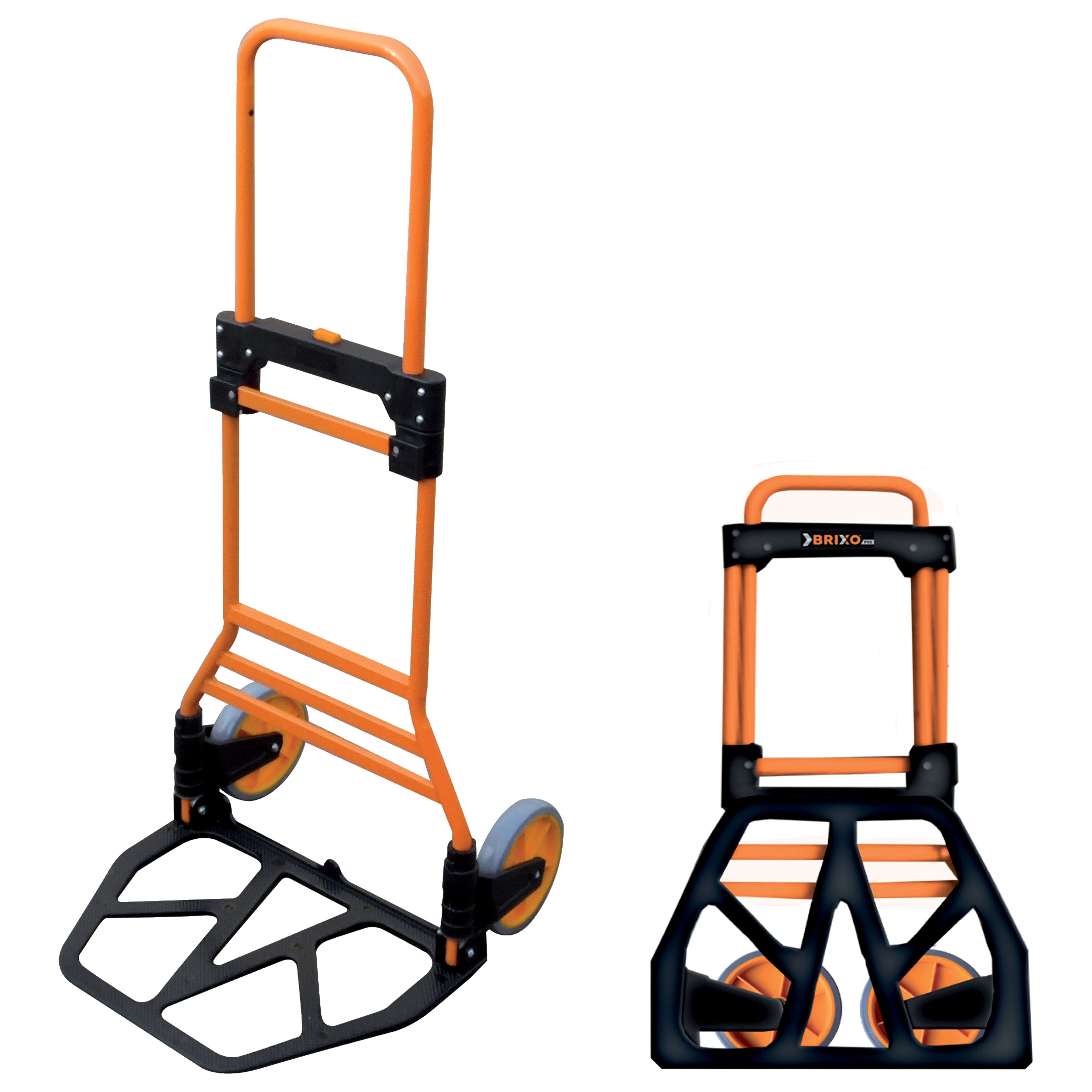 Carrello richiudibile in acciaio e alluminio portacasse 100 Kg Brixo Flexy