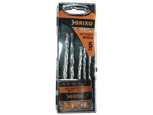 Set punte da muro Brixo Widia 5 Pezzi