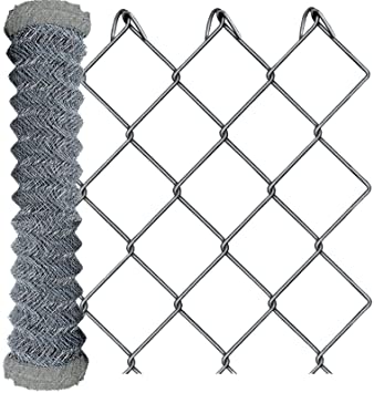 Rete per recinzioni animali zincata con maglia 50x50 romboidale Rotolo 25 Mt filo Ø2,2