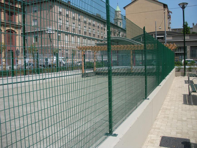 Rete elettrosaldata per recinzioni animali zincata e plastificata verde muschio con maglia 76x63 mm Rotolo 25 mt