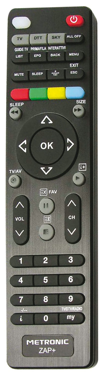 Telecomando TV Universale Zap+Sky 495347
