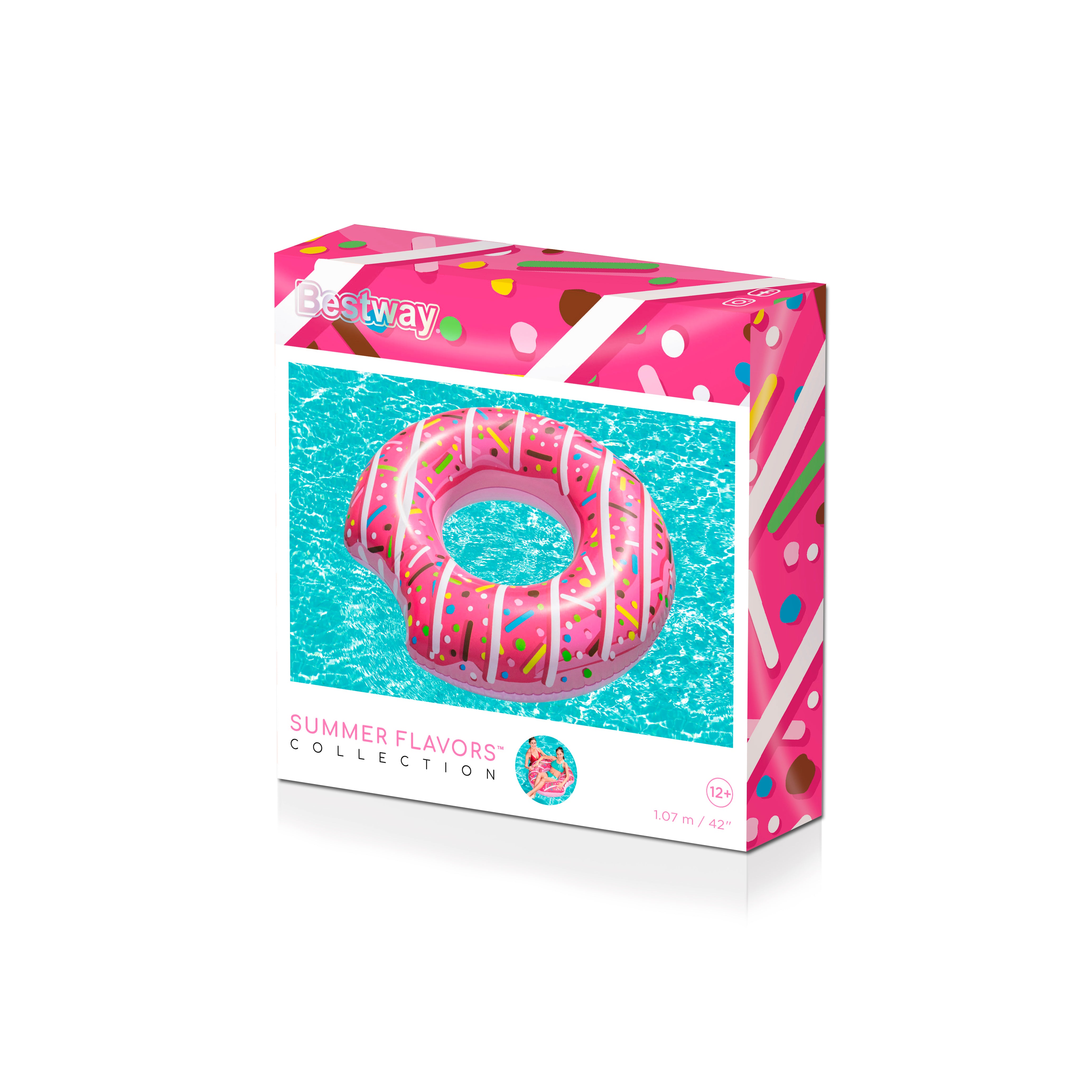 Salvagente ciambella gonfiabile per adulto Fashion Ciambella Donuts BestWay 36118
