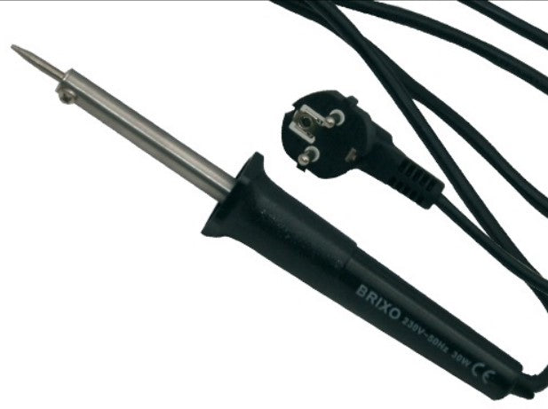 Saldatore elettrico con punta in rame tonda Brixo