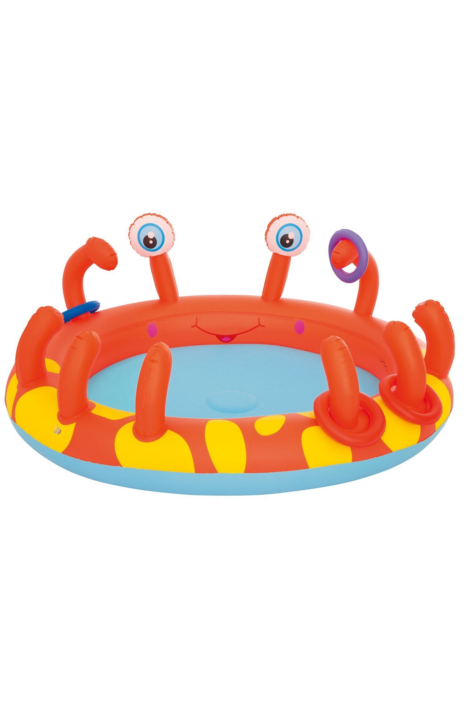 Piscina Baby Granchio con giochi d'acqua play center Bestway 53058