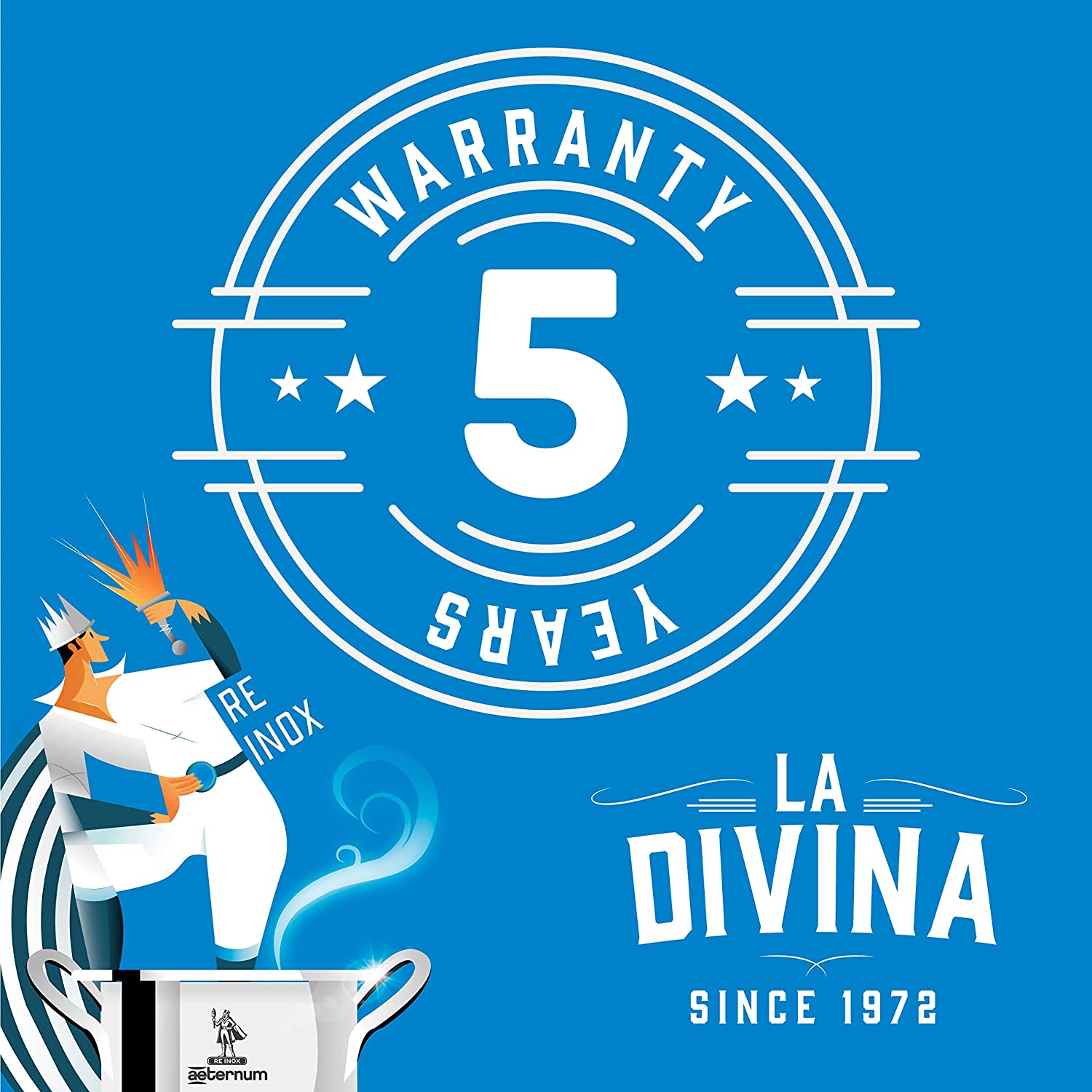 Vaporiera pentola con cestello in acciaio e coperchio in vetro Aeternum