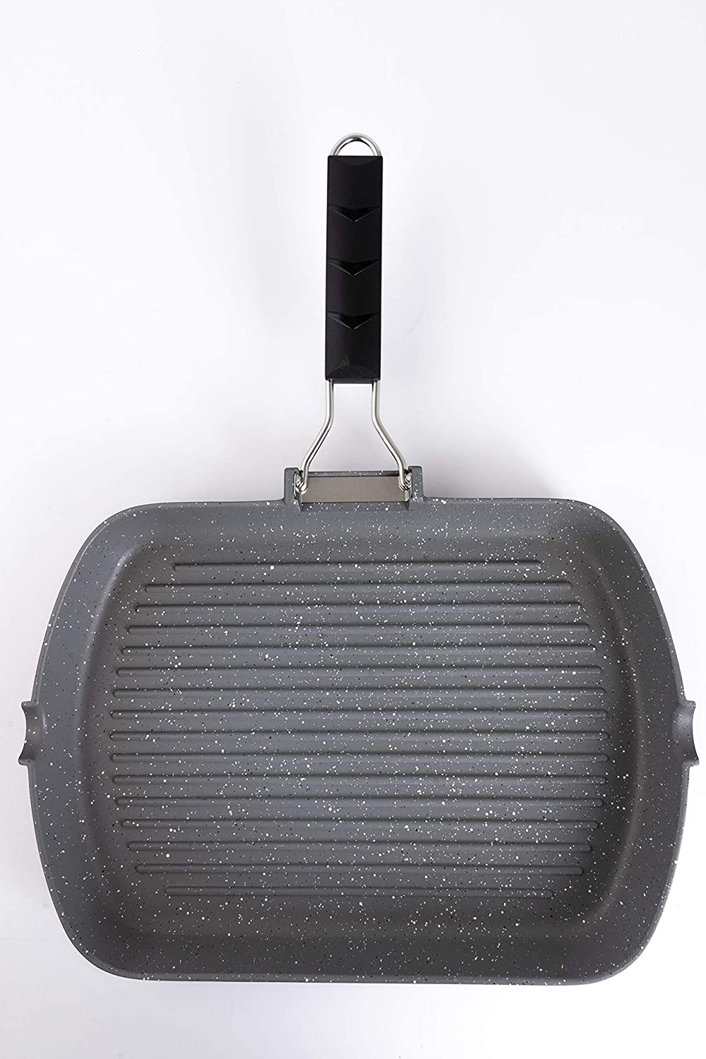 Bistecchiera piastra grill antiaderente con manico Aeternum