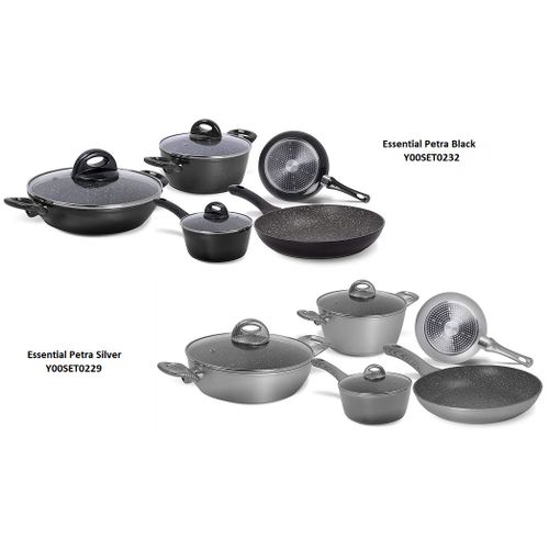 Batteria di pentole e padelle 8 pezzi Essential Aeternum