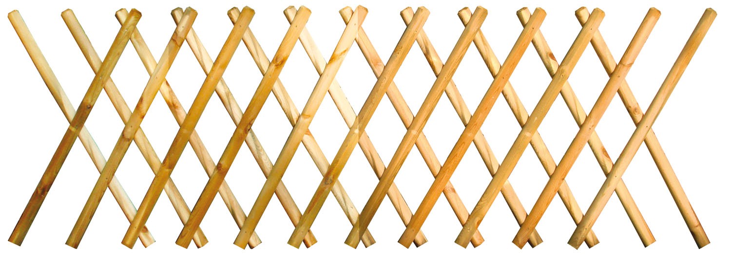 Recinzione estendibile 250x80 cm in legno di pino impregnate LASA