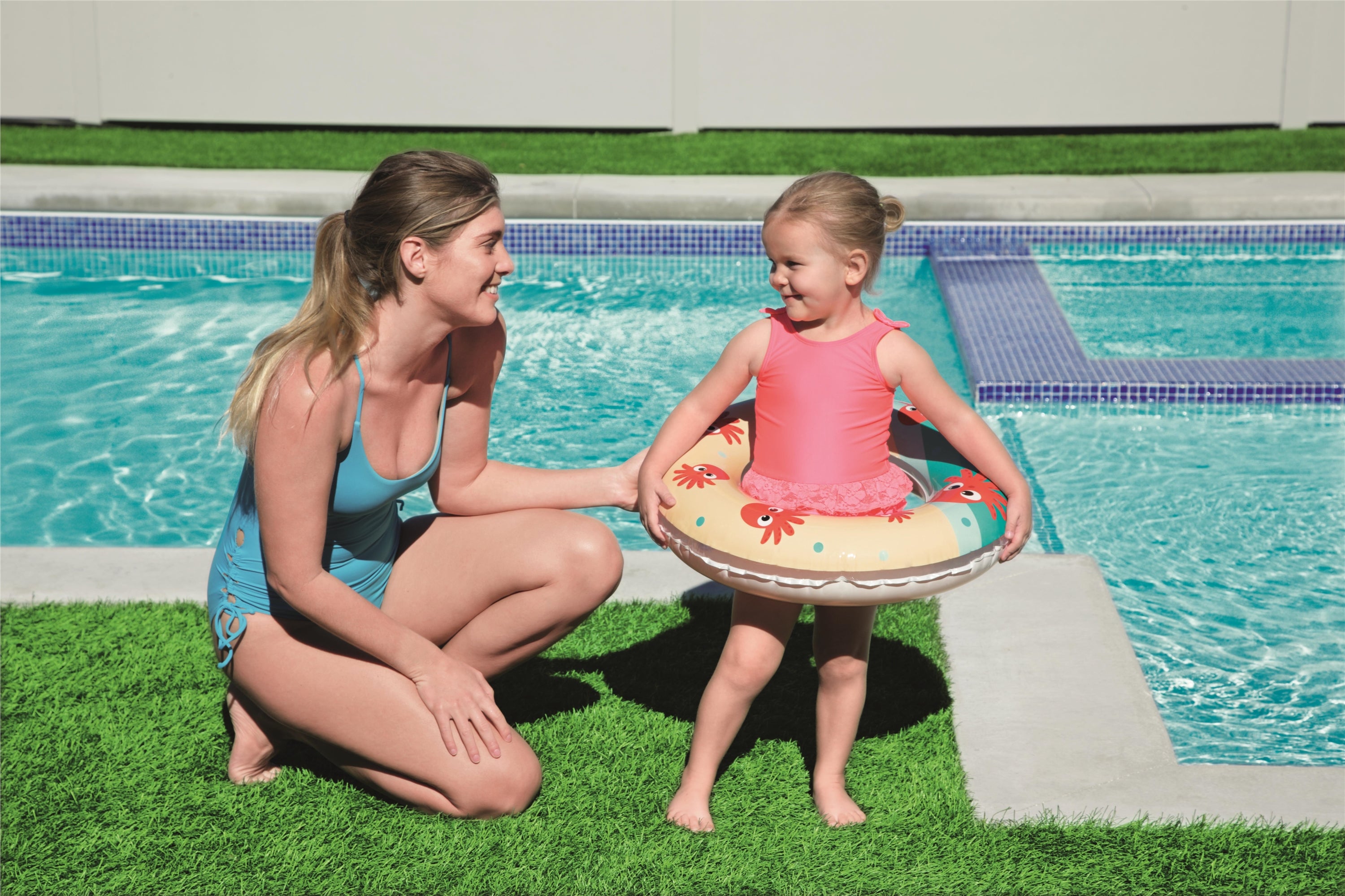 Salvagente ciambella gonfiabile fantasia marina BestWay 36014