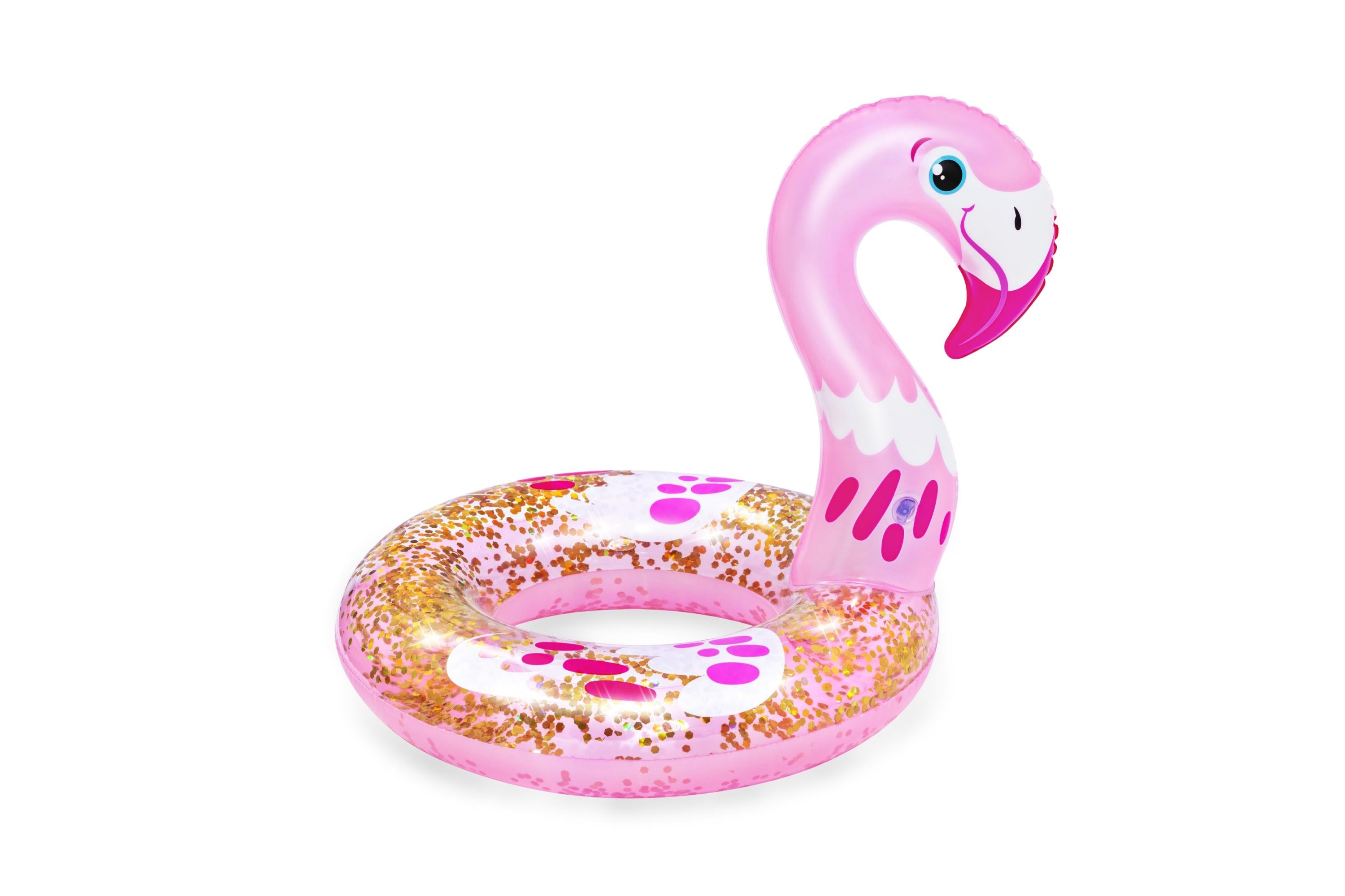 Salvagente ciambella gonfiabile cigno e fenicottero scintillante shimmer BestWay 36306