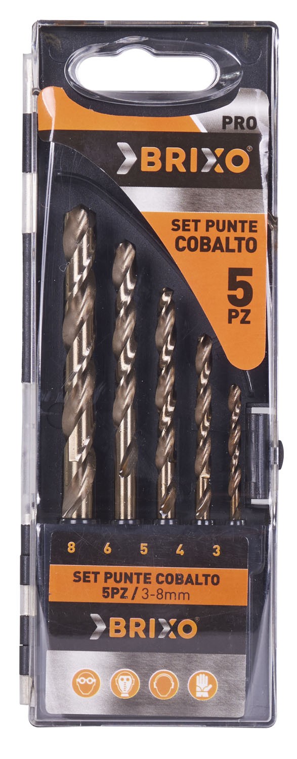 Set punte Brixo Cobalto 5 Pz.