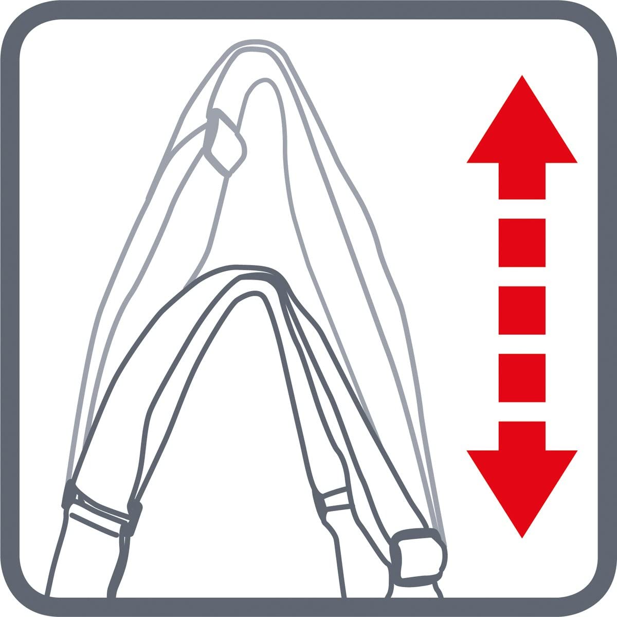 Carrello portaspesa trolley richiudibile con maniglia Gimi Brava Plus Beige