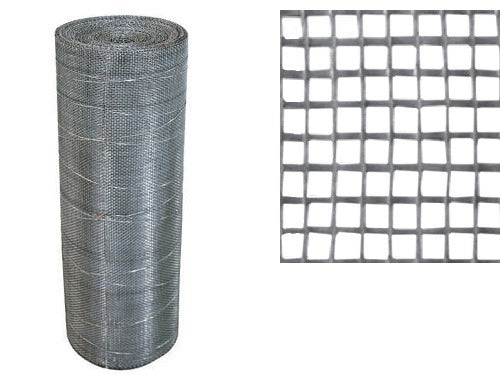 Rete tela quadra per recinzione in acciaio zincato Rotolo 20 mt. NEBRASKA