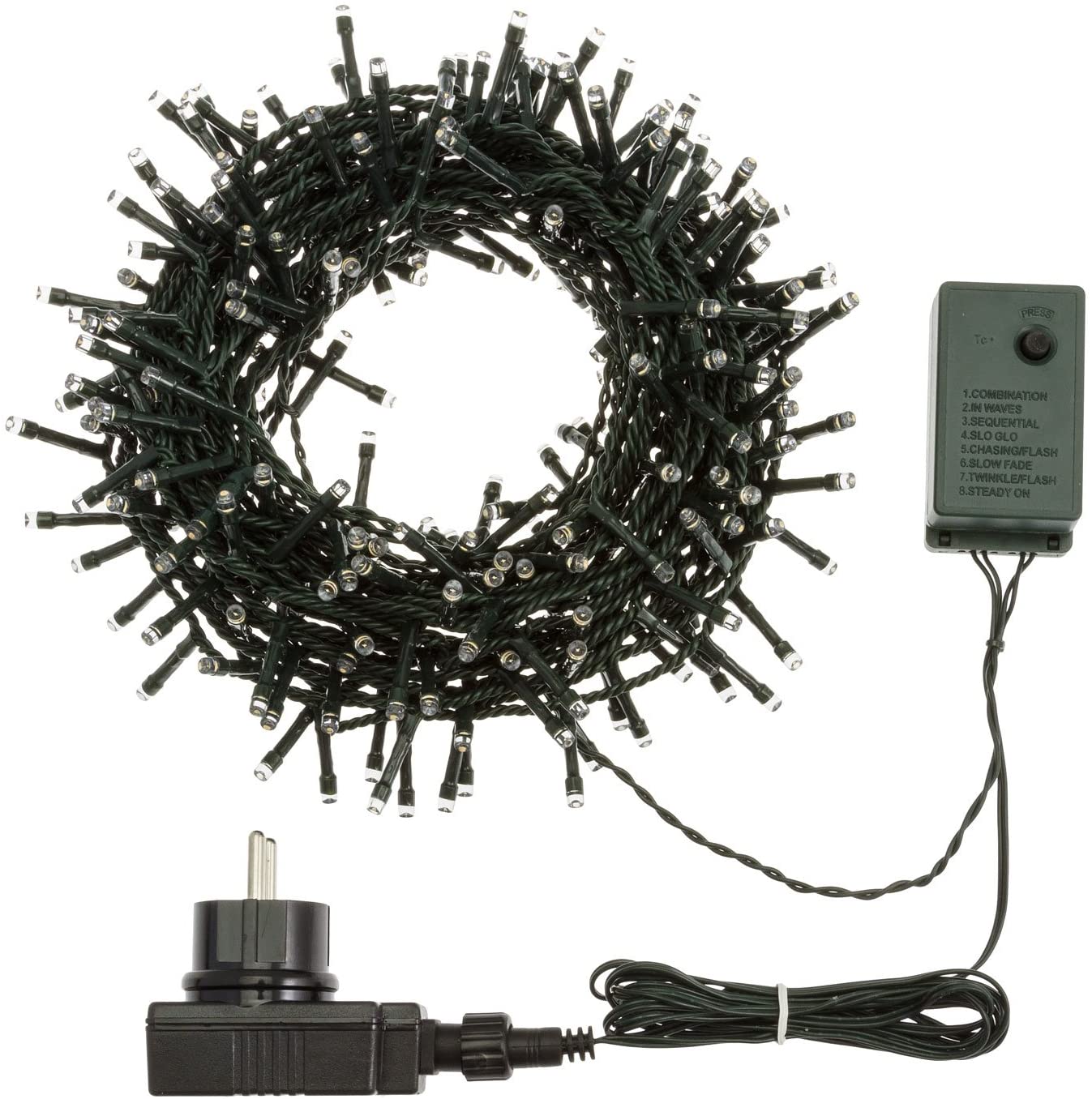 Catena luminosa luci per decorazioni natalizie 180 led