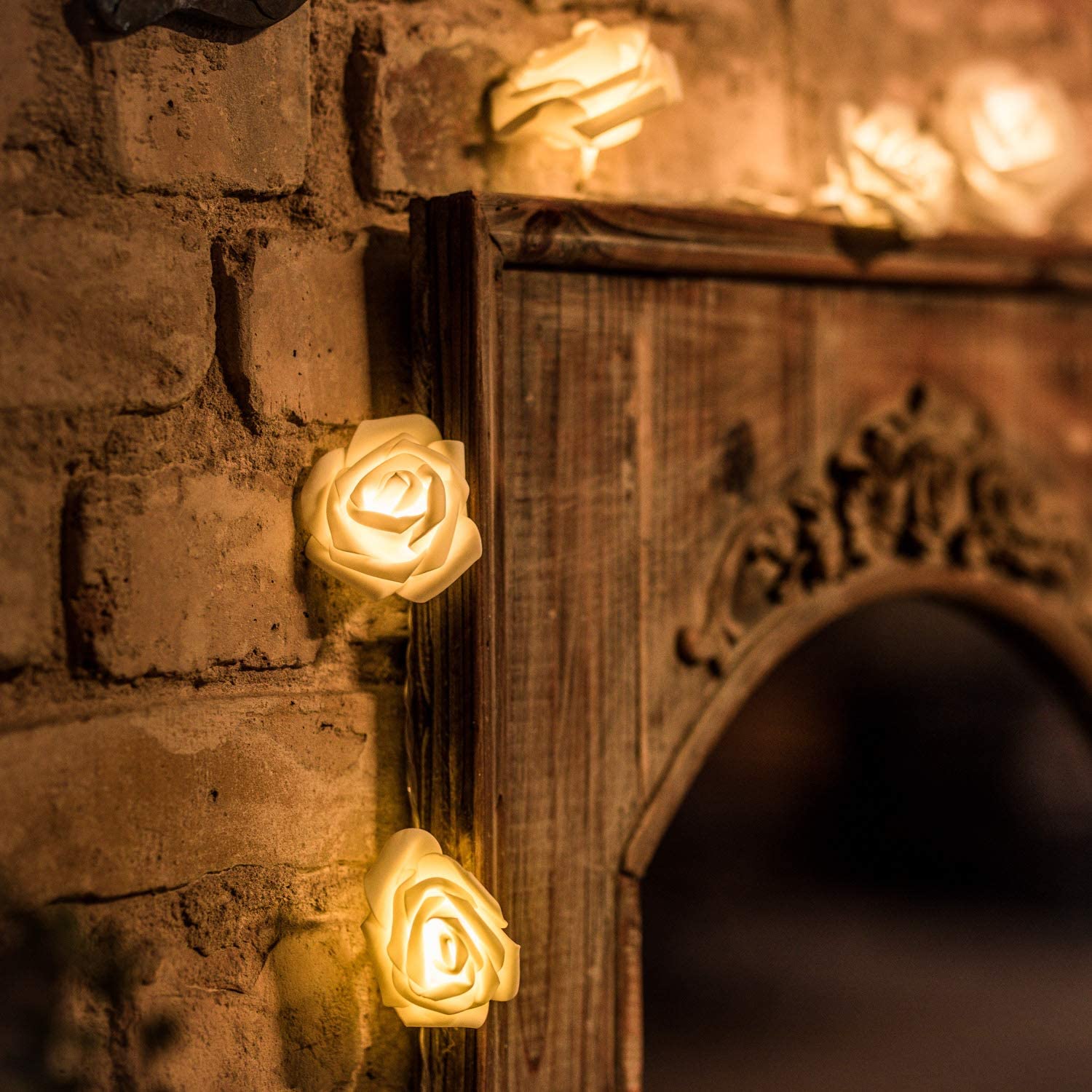 Candela led rosa bianca a batteria tealight