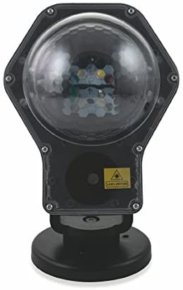 Proiettore Luminoso Esterno con telecomando Rosso Verde Neve Galileo