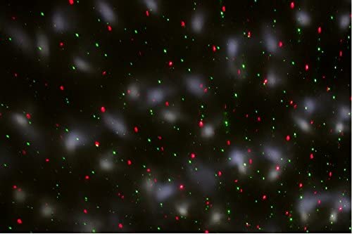 Proiettore Luminoso Esterno con telecomando Rosso Verde Neve Galileo
